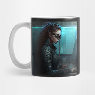 Matrix Hacker Mug